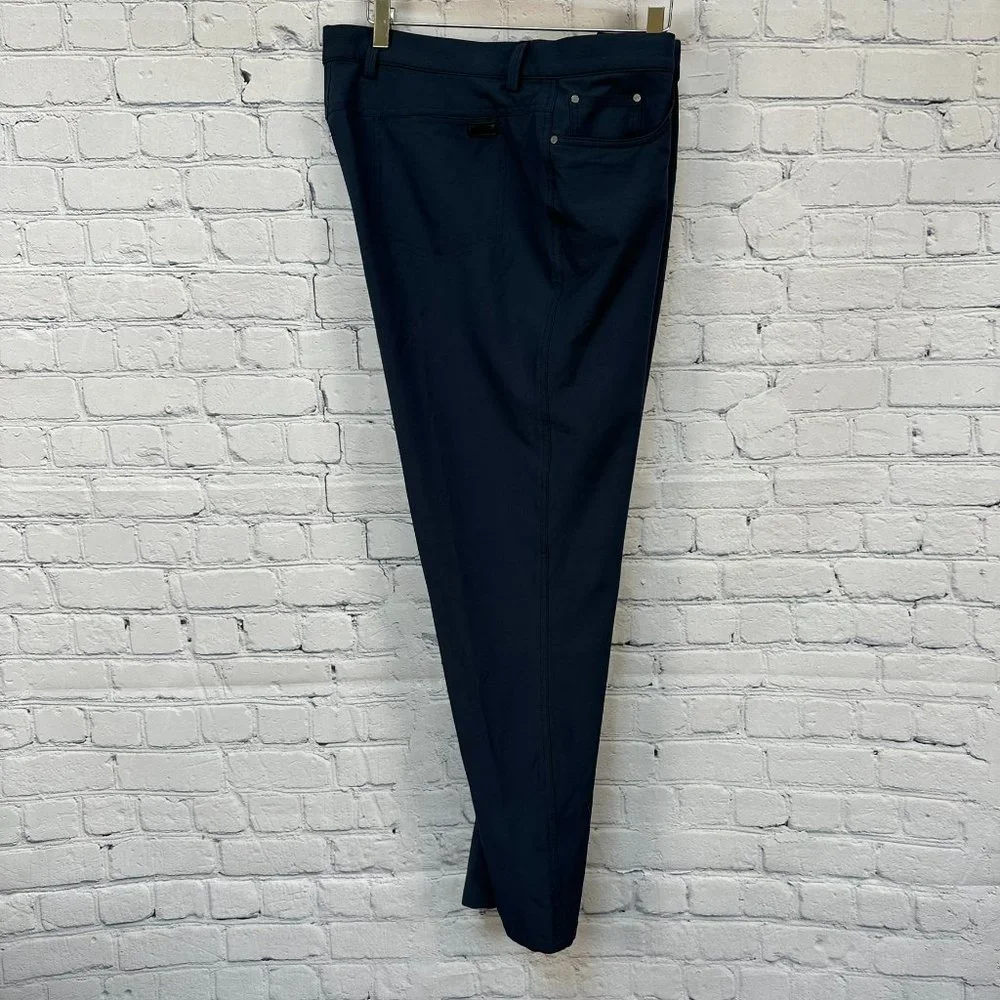 Greg Norman Men's 4-Way Stretch 5-Pocket Tech Golf‎ Pant, Size W38 x L30, Navy